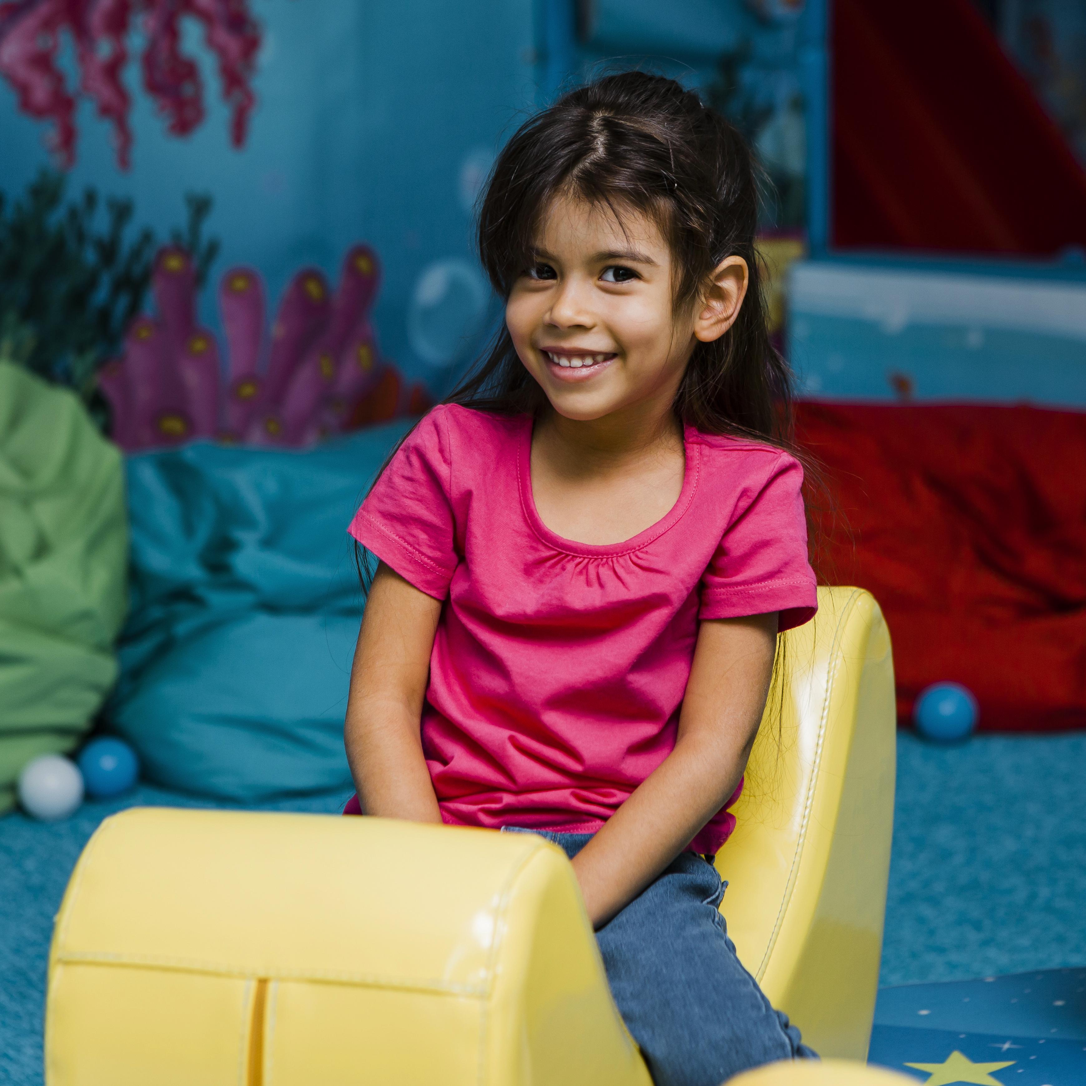 Baby exploring books